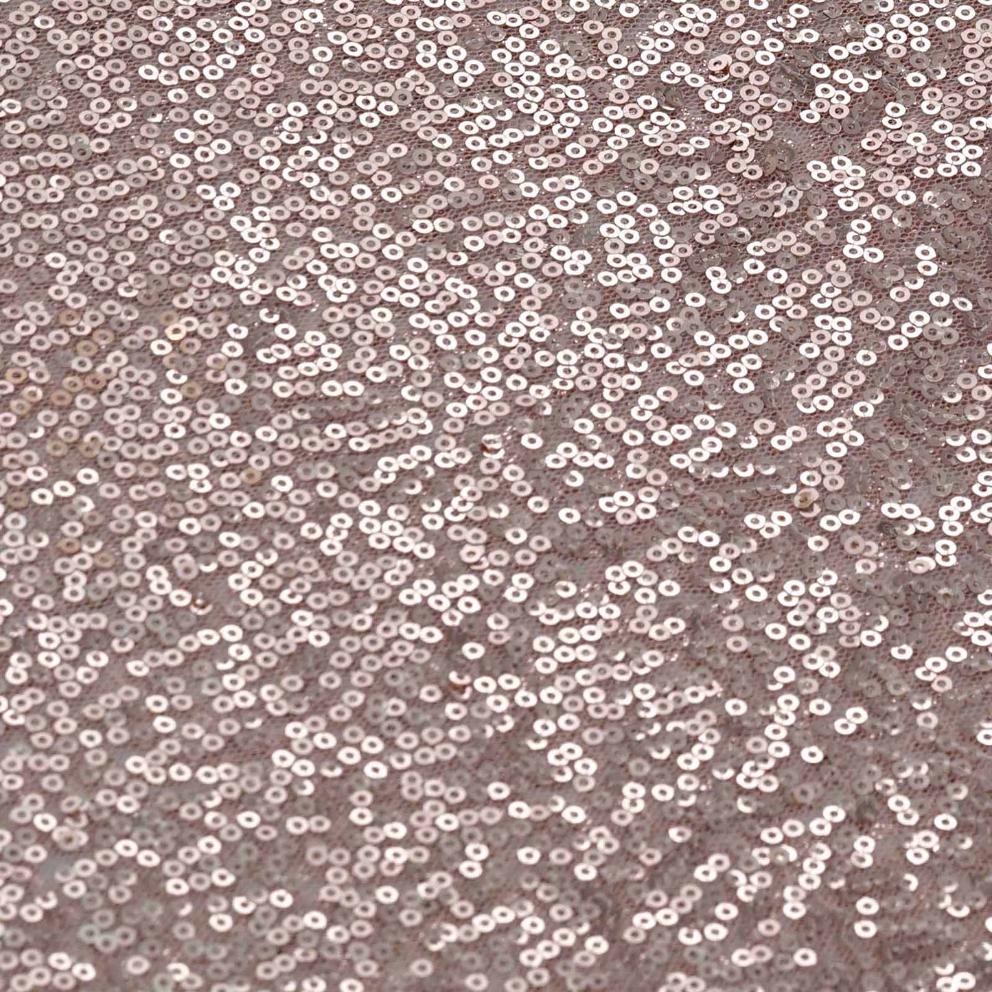 Sequin 12"x108" Table Runner Rose Gold - Glittering Design - Linen Luxes