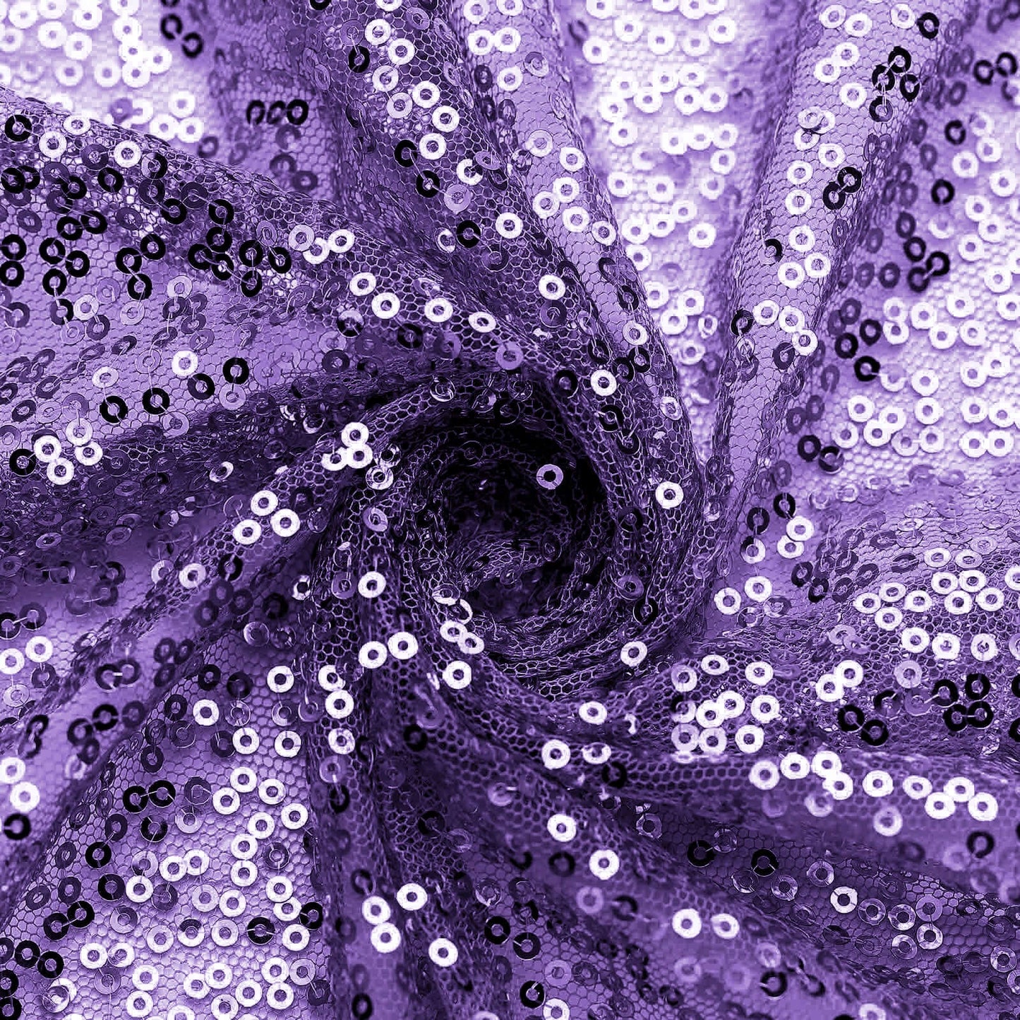 Sequin 20"x20" Napkin Purple - Shimmering Dinner Napkin - Linen Luxes