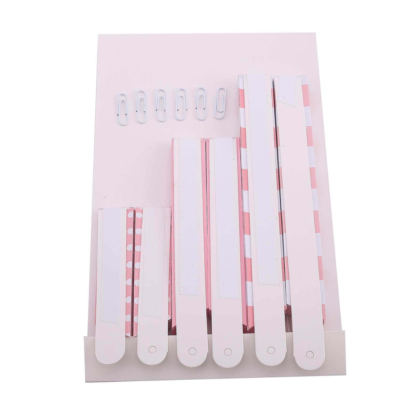 Set of 6 Pink Hanging Paper Fan Decorations, Pinwheel Wall Backdrop Party Kit - 8", 12", 16" - Linen Luxes