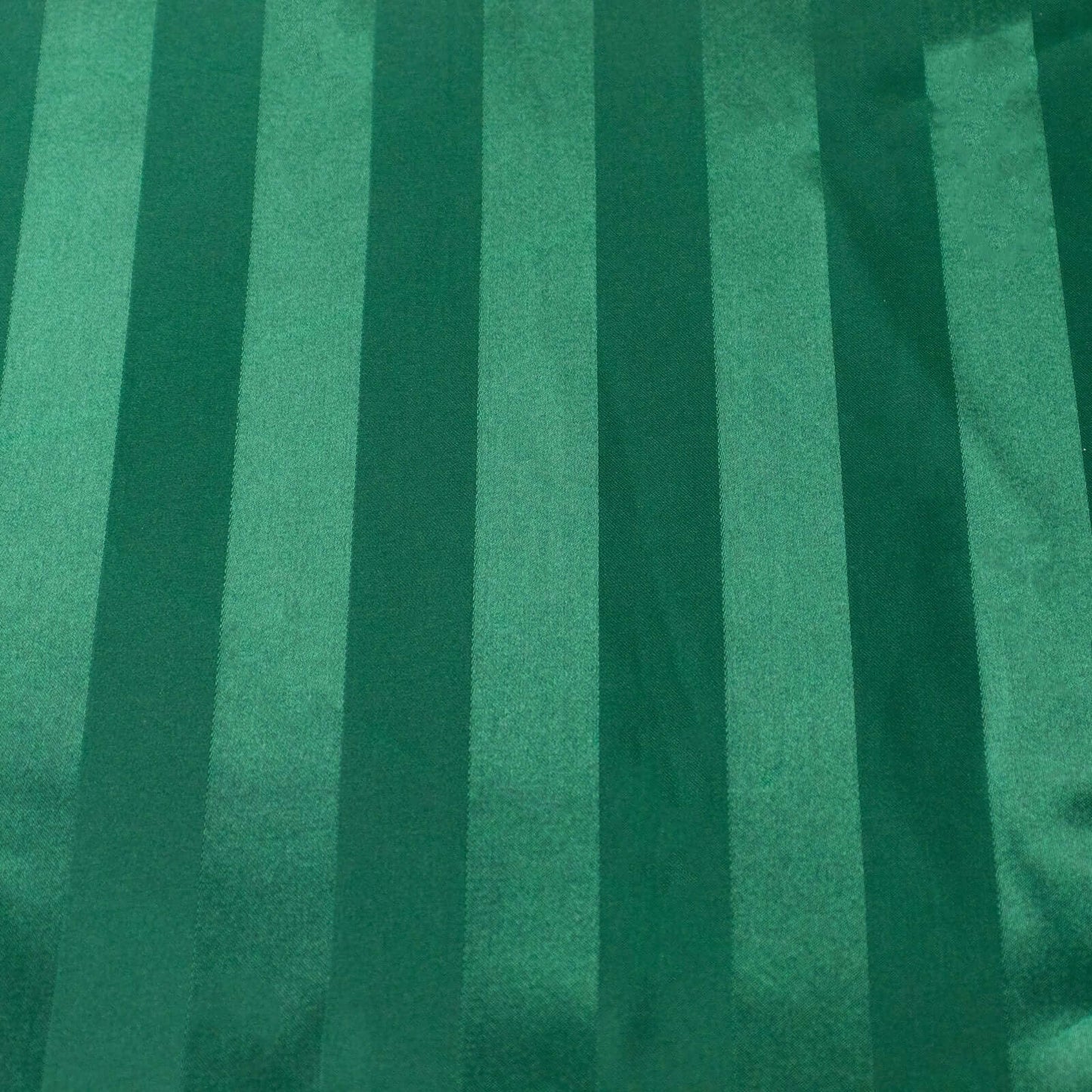 Satin 12"x108" Table Runner Hunter Emerald Green - Stripe Table Decor