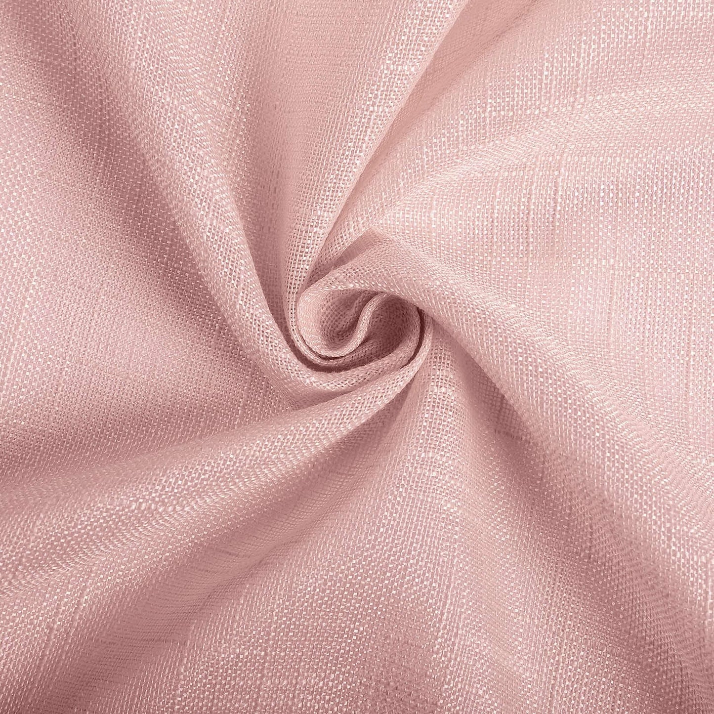 5 Pack Faux Linen 20"x20" Napkins Blush - Slubby Textured & Wrinkle Resistant Cloth Napkins