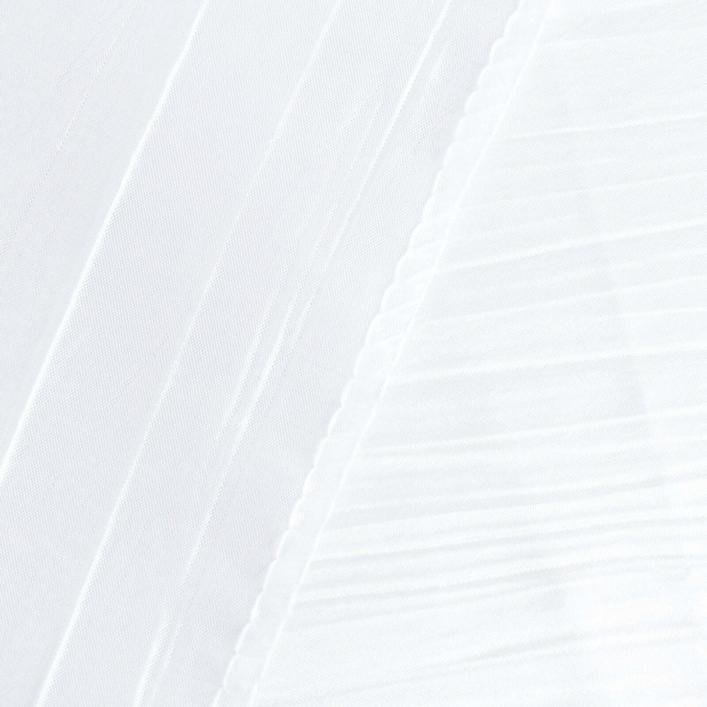 Crinkle Crushed Taffeta Chair Cover for Banquet Chairs White - Reusable Chic Wedding Decor