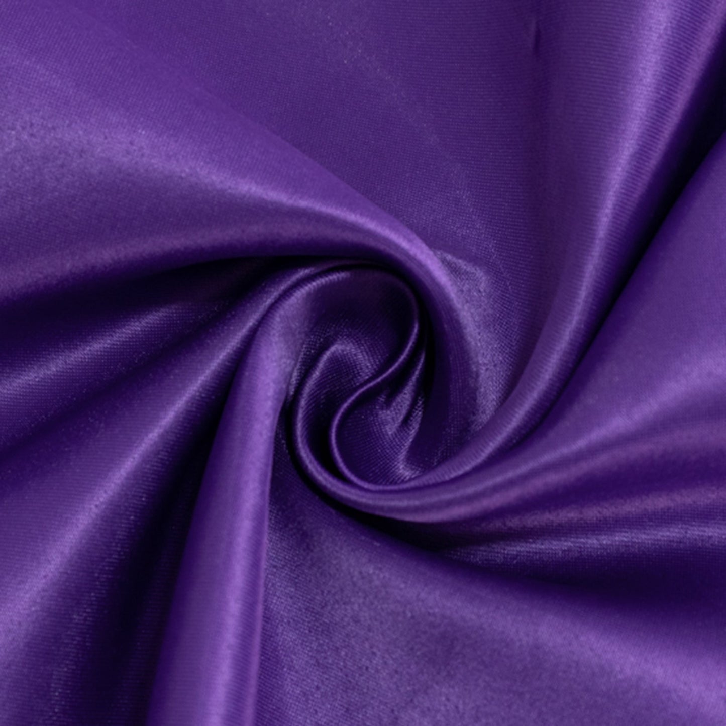 Lamour Satin 72"x72" Table Overlay Square Tablecloth Purple - Smooth Finish Table Topper