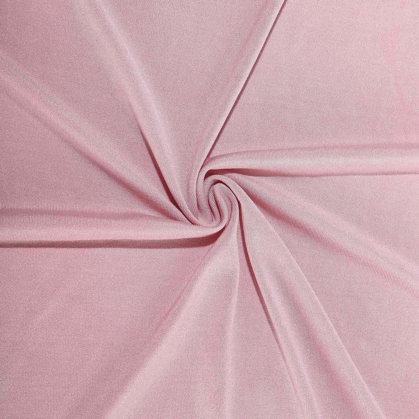 Stretch Spandex 96"x30" Rectangle Table Cover Dusty Rose - Durable Form - Fitting Tablecloth - Linen Luxes
