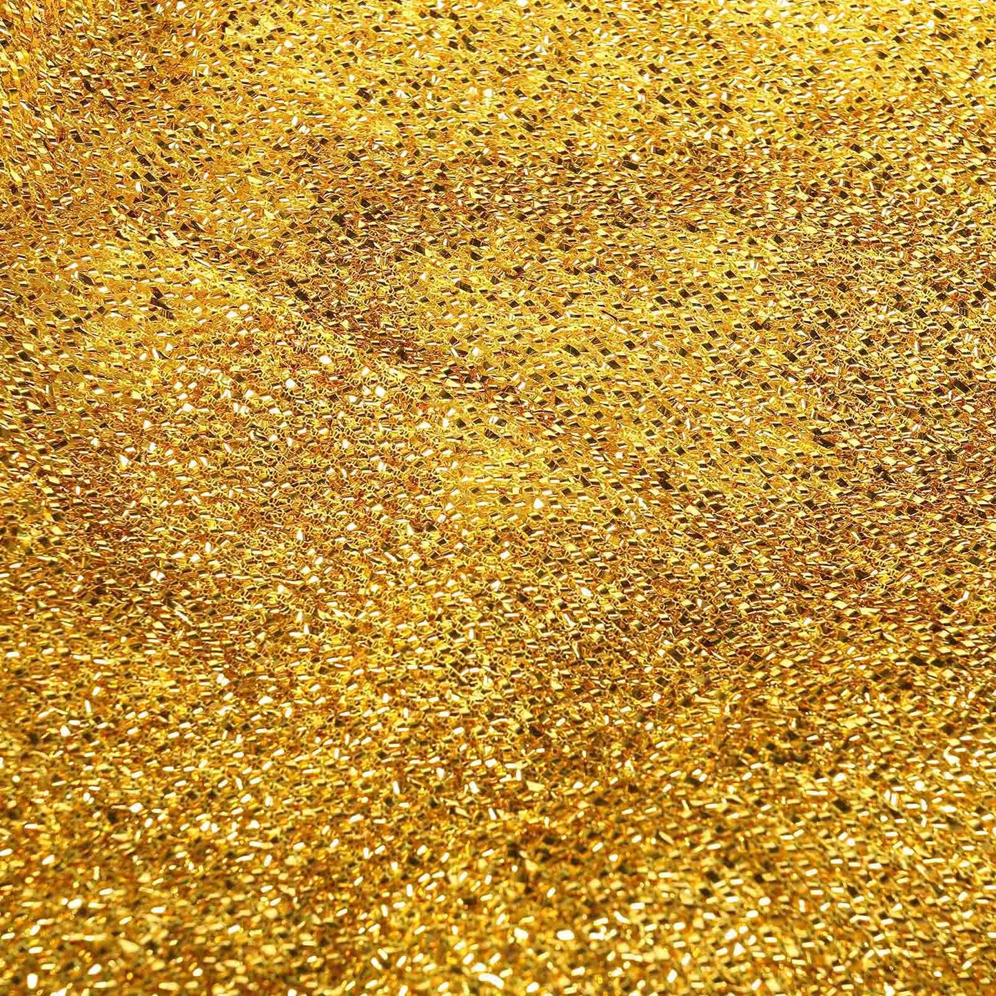 Stretch Spandex Chair Cover Gold for Folding Chairs - Luxurious Metallic Shimmer Tinsel Back Design Fitted Slipcover - Linen Luxes