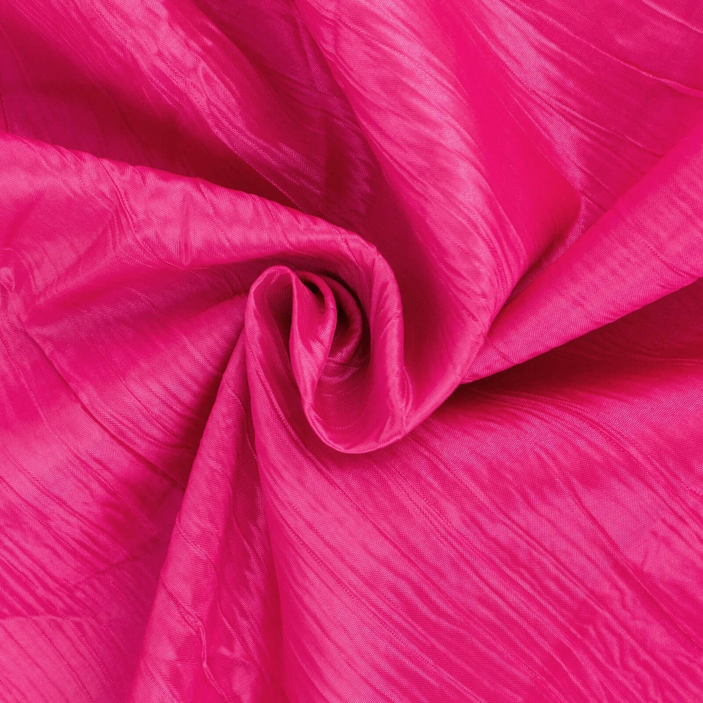 54"x10 Yards Fuchsia Accordion Crinkle Taffeta Fabric Bolt