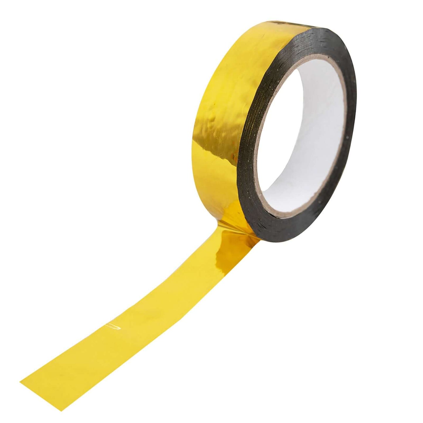 100 Yds 1" Gold Metallic Mylar Film Tape with Acrylic Adhesive, DIY Shelf Craft Tape