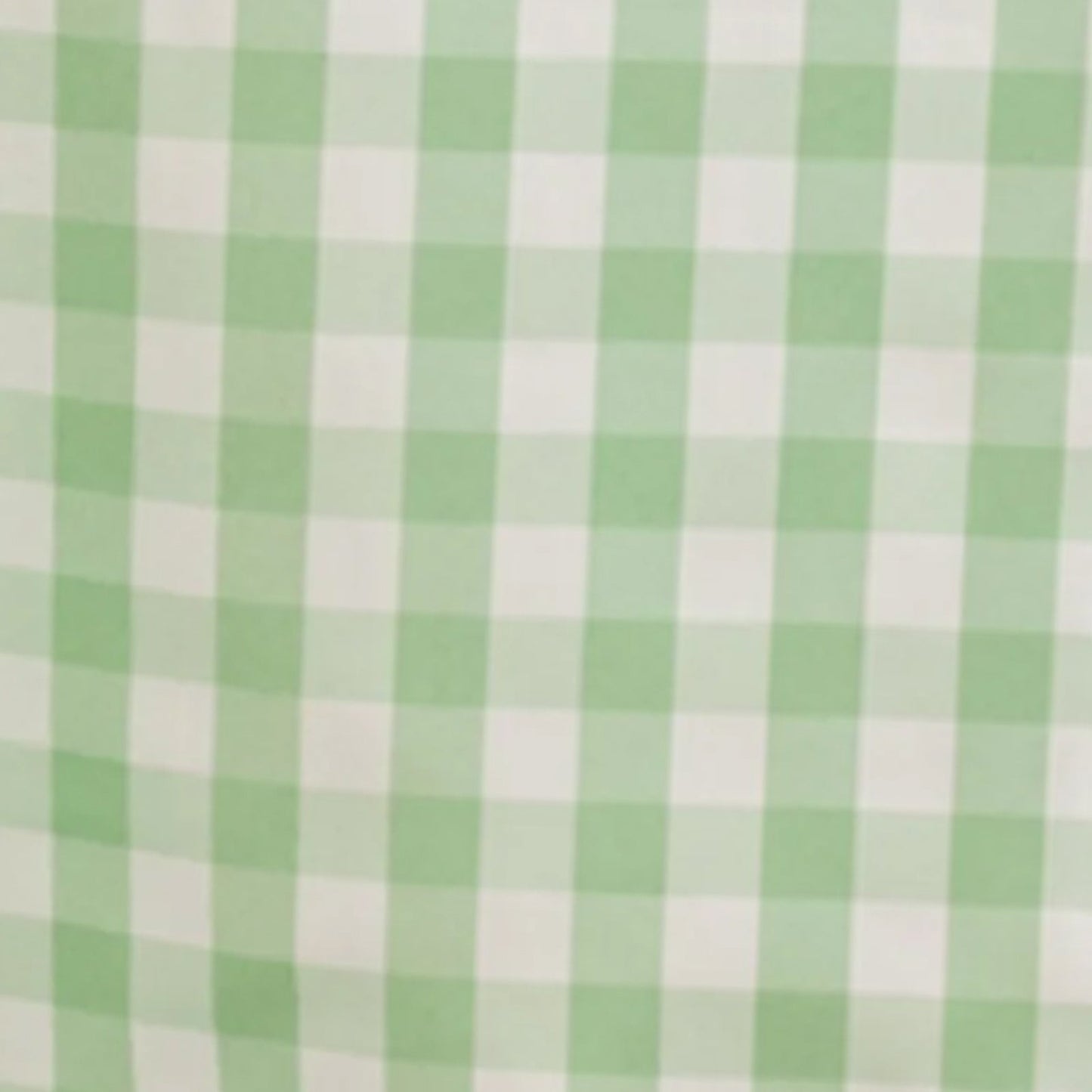 Polyester 54"x54" Square Tablecloth White/Sage Green - Checkered Buffalo Plaid Design for Casual Table Settings