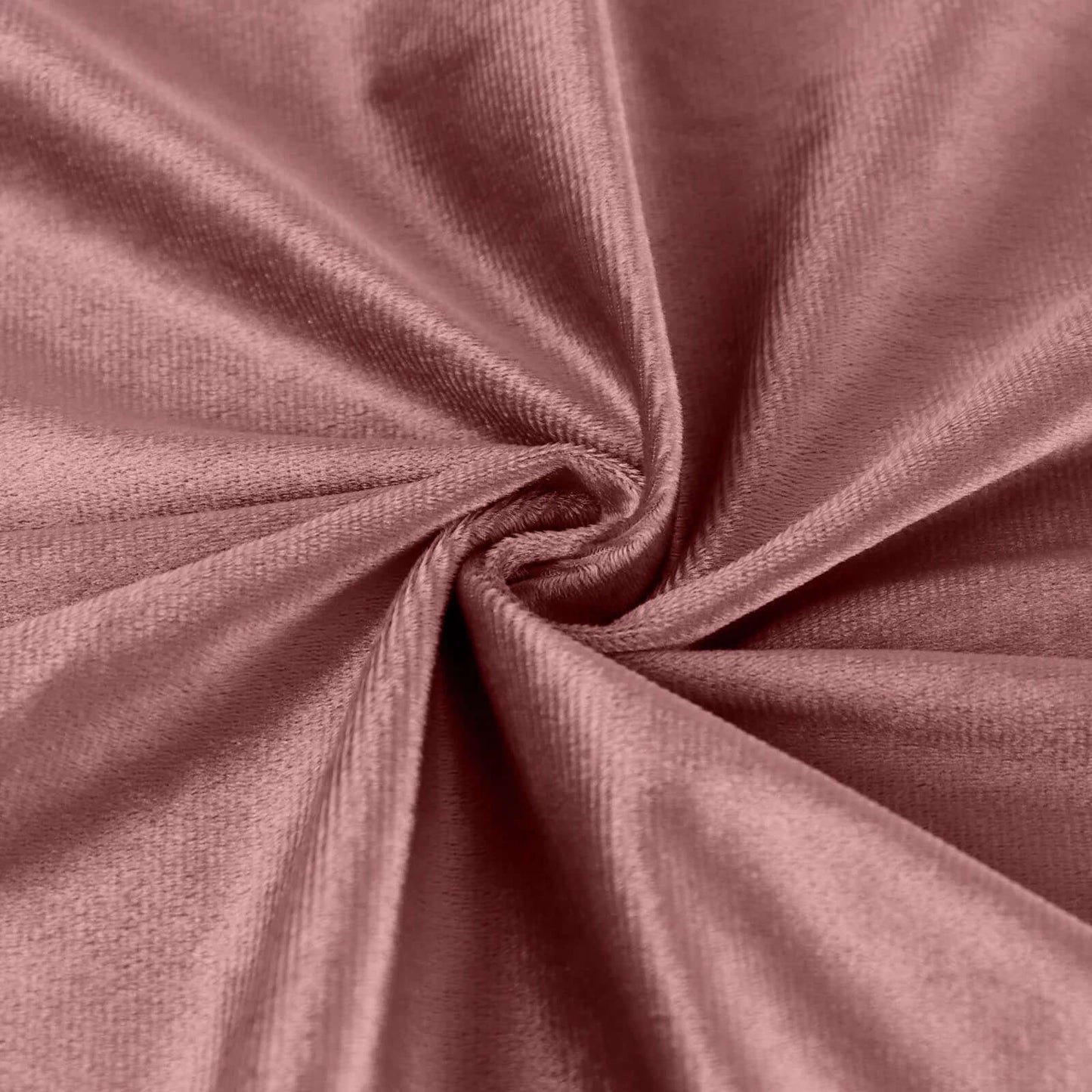 Premium Velvet 120" Round Tablecloth Dusty Rose - Reusable Soft & Seamless Table Cover