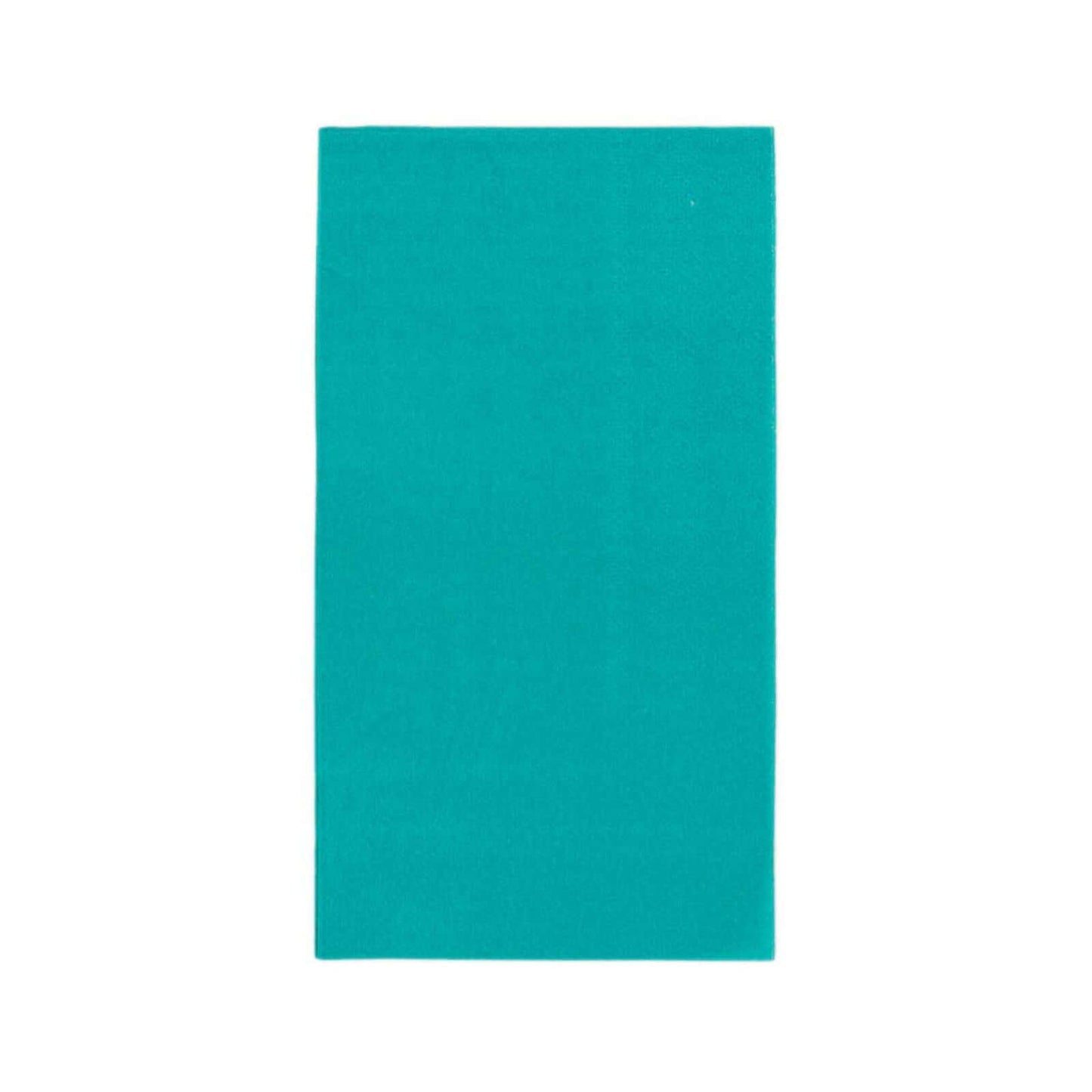 50-Pack Paper Napkins Turquoise - Soft Disposable 2-Ply Dinner Napkins for Weddings