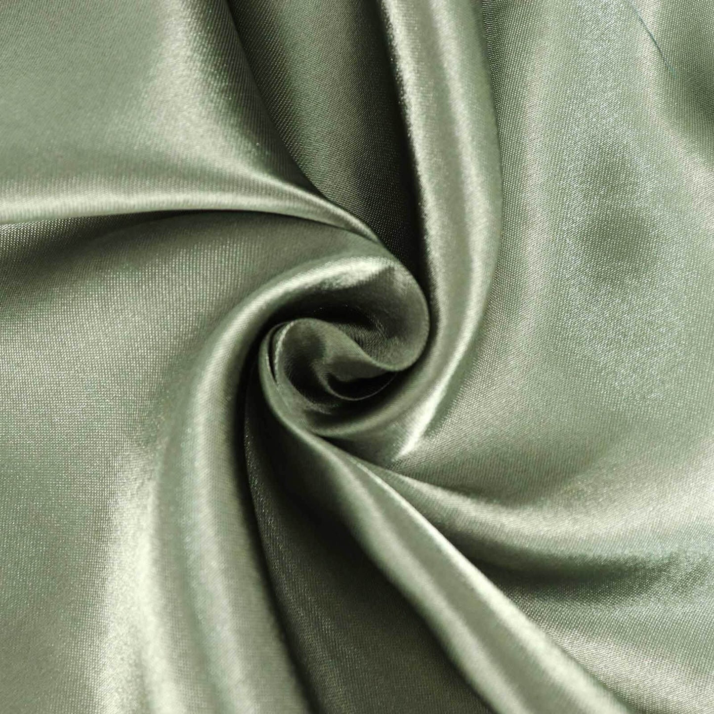 Satin Rectangular 60"x102" Tablecloth Dusty Sage Green - Smooth and Lustrous Table Cover