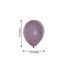 25 Pack 10" Matte Pastel Violet Amethyst Helium Air Latex Balloons