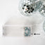 10 LED String Light Garland Silver Disco Mirror Ball Warm White - Battery Operated Event DÃ©cor 6ft - Linen Luxes