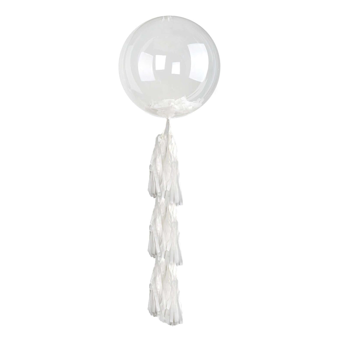 10 Pack 16" Clear Fully Transparent PVC Helium Air Bubble Balloons - Linen Luxes