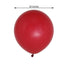 10 Pack 18" Matte Pastel Burgundy Helium or Air Latex Party Balloons - Linen Luxes