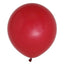 10 Pack 18" Matte Pastel Burgundy Helium or Air Latex Party Balloons - Linen Luxes