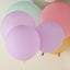 10 Pack 18" Matte Pastel Lavender Lilac Helium or Air Latex Party Balloons - Linen Luxes