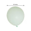 10 Pack 18" Matte Pastel Mint Helium or Air Latex Party Balloons - Linen Luxes