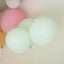 10 Pack 18" Matte Pastel Mint Helium or Air Latex Party Balloons - Linen Luxes