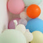 10 Pack 18" Matte Pastel Orange Helium or Air Latex Party Balloons - Linen Luxes