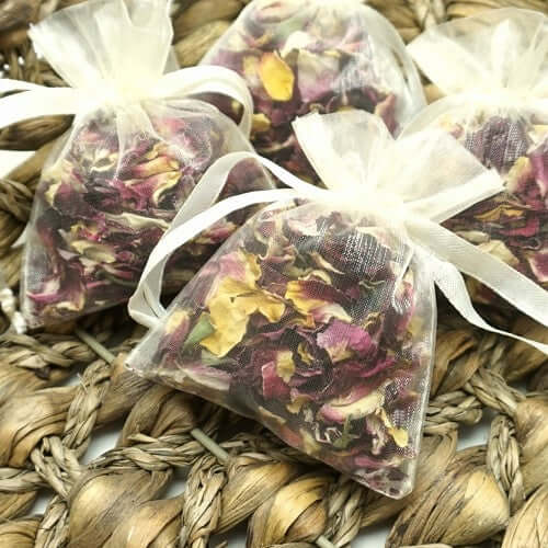 10 Pack 3"x4" Burgundy Organza Drawstring Wedding Party Favor Gift Bags - Clearance SALE - Linen Luxes