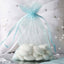 10 Pack 4"x6" Light Blue Organza Drawstring Wedding Party Favor Gift Bags - Clearance SALE - Linen Luxes