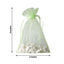 10 Pack 6"x9" Mint Organza Drawstring Wedding Party Favor Gift Bags - Linen Luxes