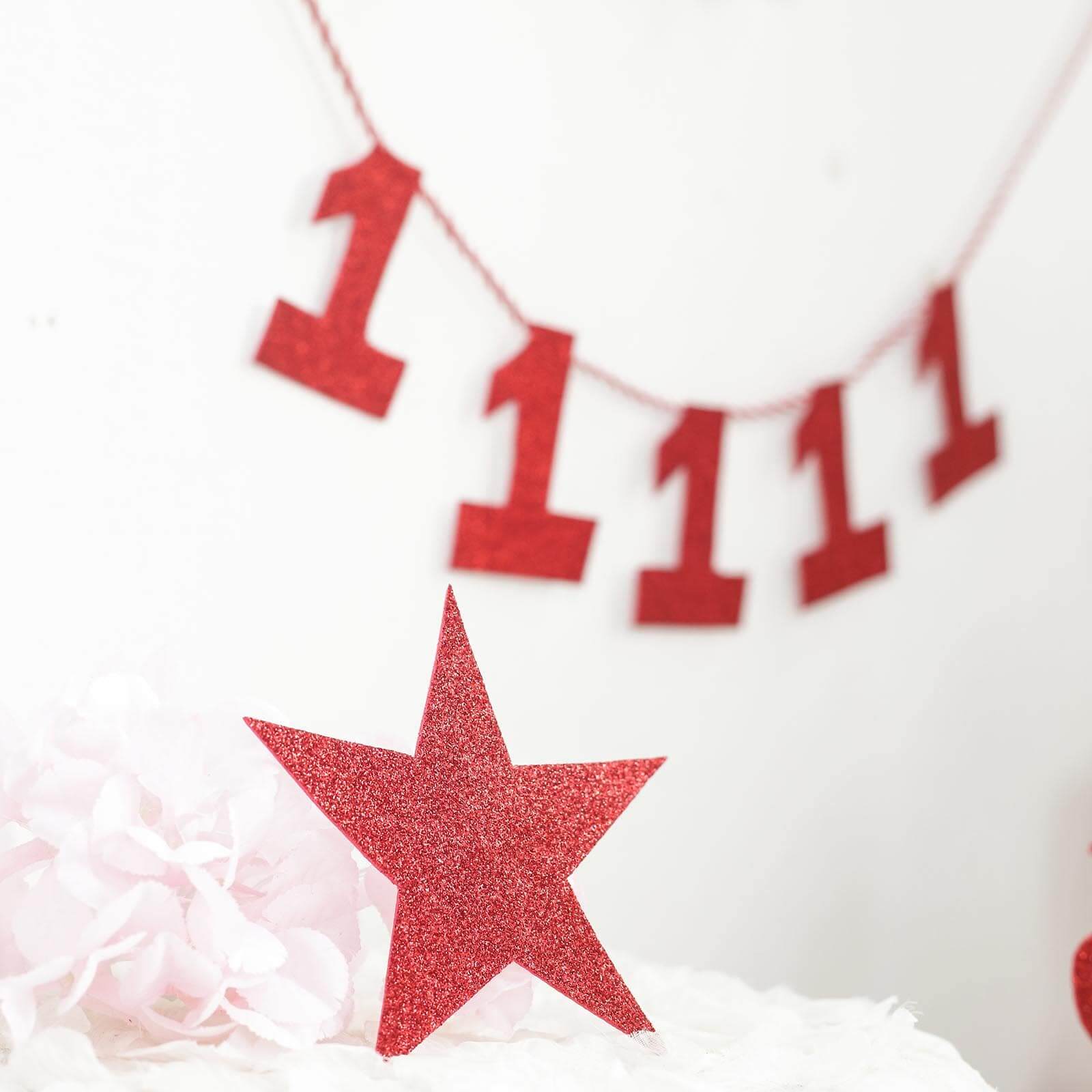 10 Pack Burgundy Self - Adhesive Glitter DIY Craft Foam Sheets - 12"x10" - Linen Luxes