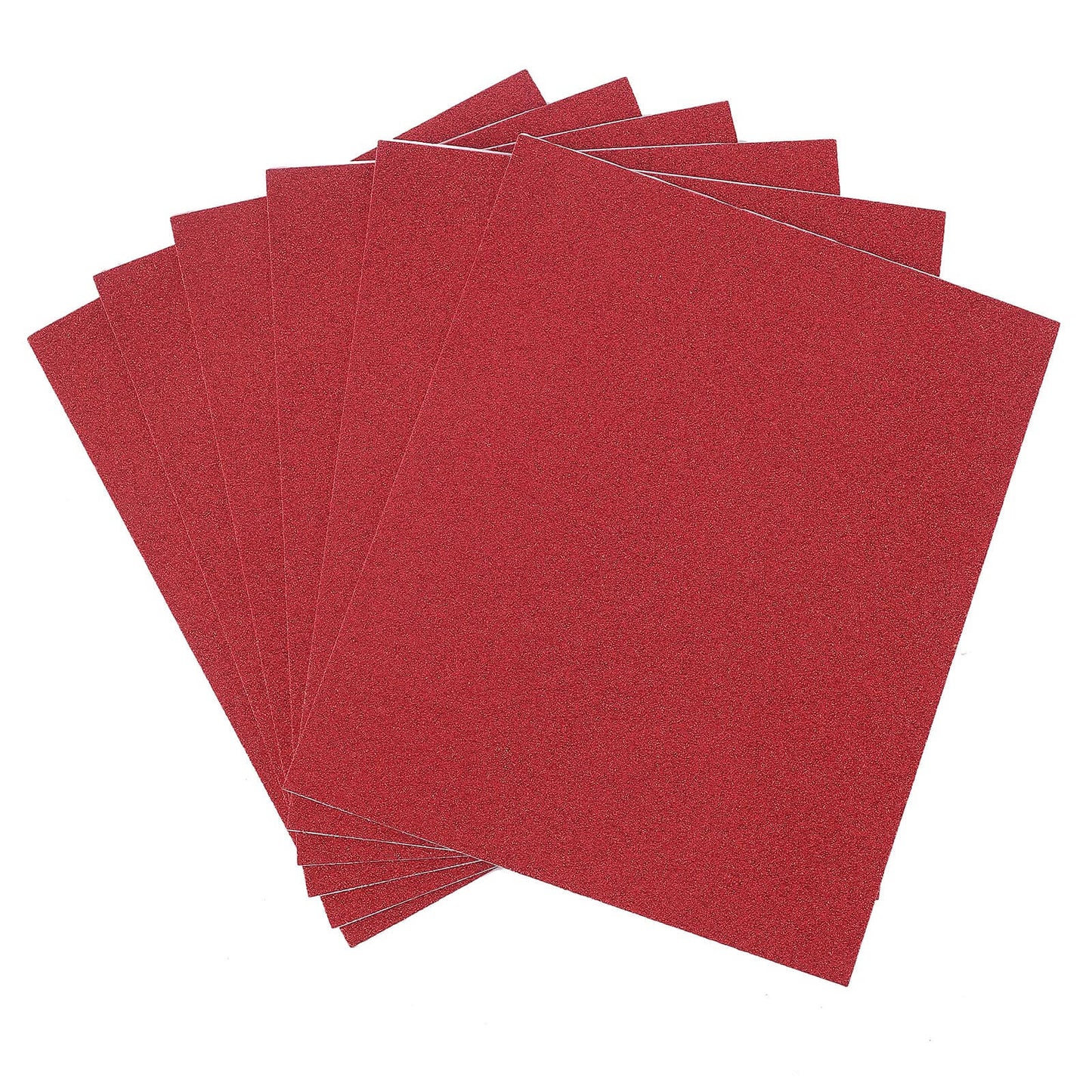 10 Pack Burgundy Self - Adhesive Glitter DIY Craft Foam Sheets - 12"x10" - Linen Luxes