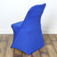 10 Pack Stretch Spandex Chair Covers Royal Blue for Folding Chairs - Durable 160GSM Fitted Slipcovers