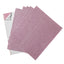 10 Pack Pink Self - Adhesive Glitter DIY Craft Foam Sheets - 12"x10" - Linen Luxes