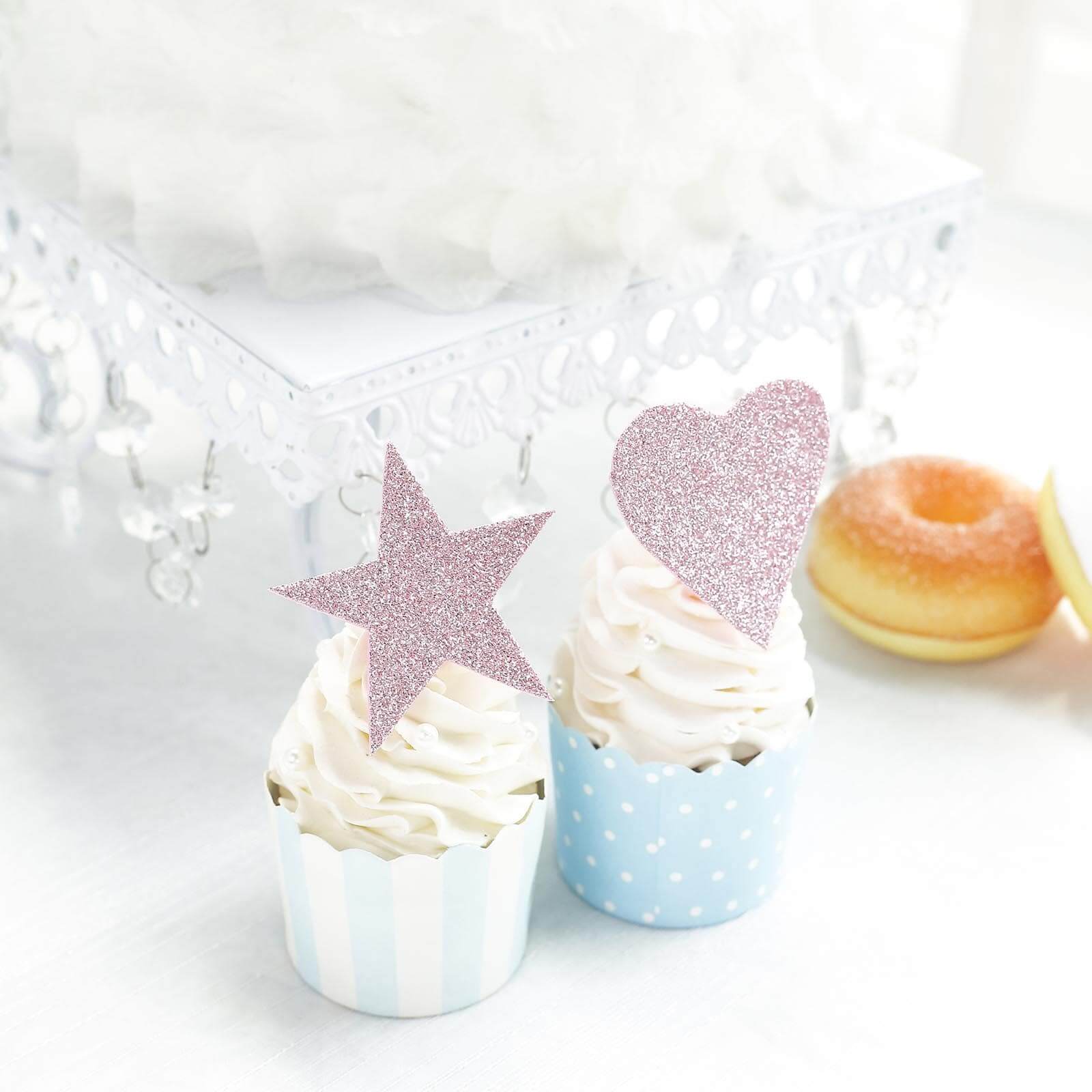 10 Pack Pink Self - Adhesive Glitter DIY Craft Foam Sheets - 12"x10" - Linen Luxes