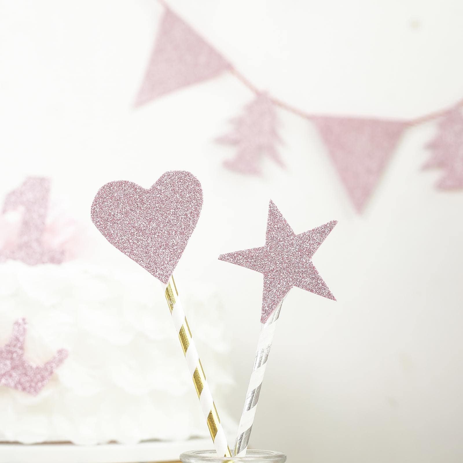 10 Pack Pink Self - Adhesive Glitter DIY Craft Foam Sheets - 12"x10" - Linen Luxes