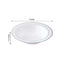 10 - Pack Plastic Soup Bowls White with Silver Rim - Stylish Disposable Bowls for Parties 12oz - Linen Luxes