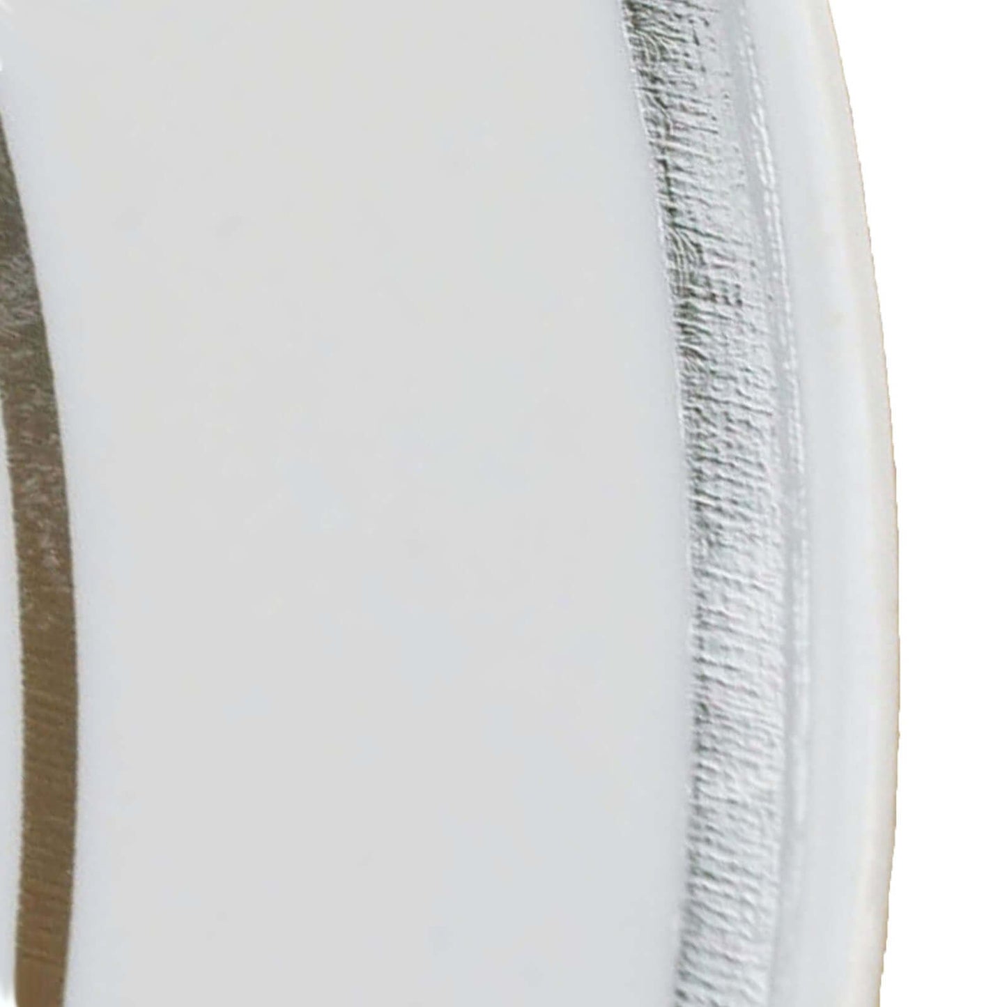 10 - Pack Plastic Soup Bowls White with Silver Rim - Stylish Disposable Bowls for Parties 12oz - Linen Luxes