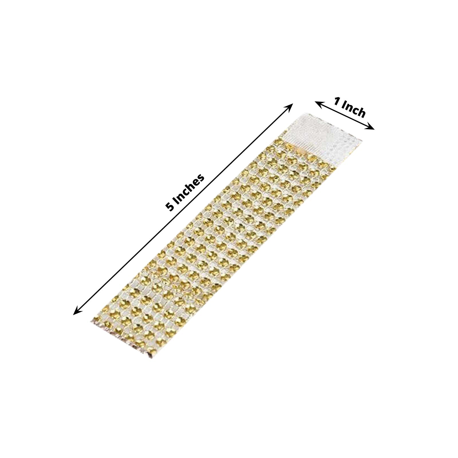 10 Pack Rhinestone Napkin Rings with Velcro Brooch Buckle Gold - Stylish Design for Chair Sashes - Linen Luxes