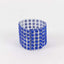 10 Pack Rhinestone Napkin Rings with Velcro Brooch Buckle Royal Blue - Stylish Design for Chair Sashes - Linen Luxes