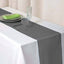 10 Pack Sheer Organza 14"x108" Table Runners Black - Soft and Lightweight Table Accent - Linen Luxes