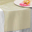 10 Pack Sheer Organza 14"x108" Table Runners Gold - Soft and Lightweight Table Accent for Weddings - Linen Luxes