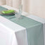 10 Pack Sheer Organza 14"x108" Table Runners Hunter Emerald Green - Soft and Lightweight Table Accent - Linen Luxes