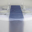 10 Pack Sheer Organza 14"x108" Table Runners Navy Blue - Soft and Lightweight Table Accent - Linen Luxes