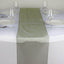10 Pack Sheer Organza 14"x108" Table Runners Olive Green - Soft and Lightweight Table Accent - Linen Luxes