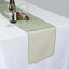 10 Pack Sheer Organza 14"x108" Table Runners Olive Green - Soft and Lightweight Table Accent - Linen Luxes