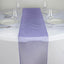 10 Pack Sheer Organza 14"x108" Table Runners Purple - Soft and Lightweight Table Accent - Linen Luxes