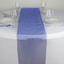 10 Pack Sheer Organza 14"x108" Table Runners Royal Blue - Soft and Lightweight Table Accent - Linen Luxes