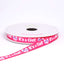 10 Yards 3/8" Pink Printed Grosgrain Ribbon - Clearance SALE