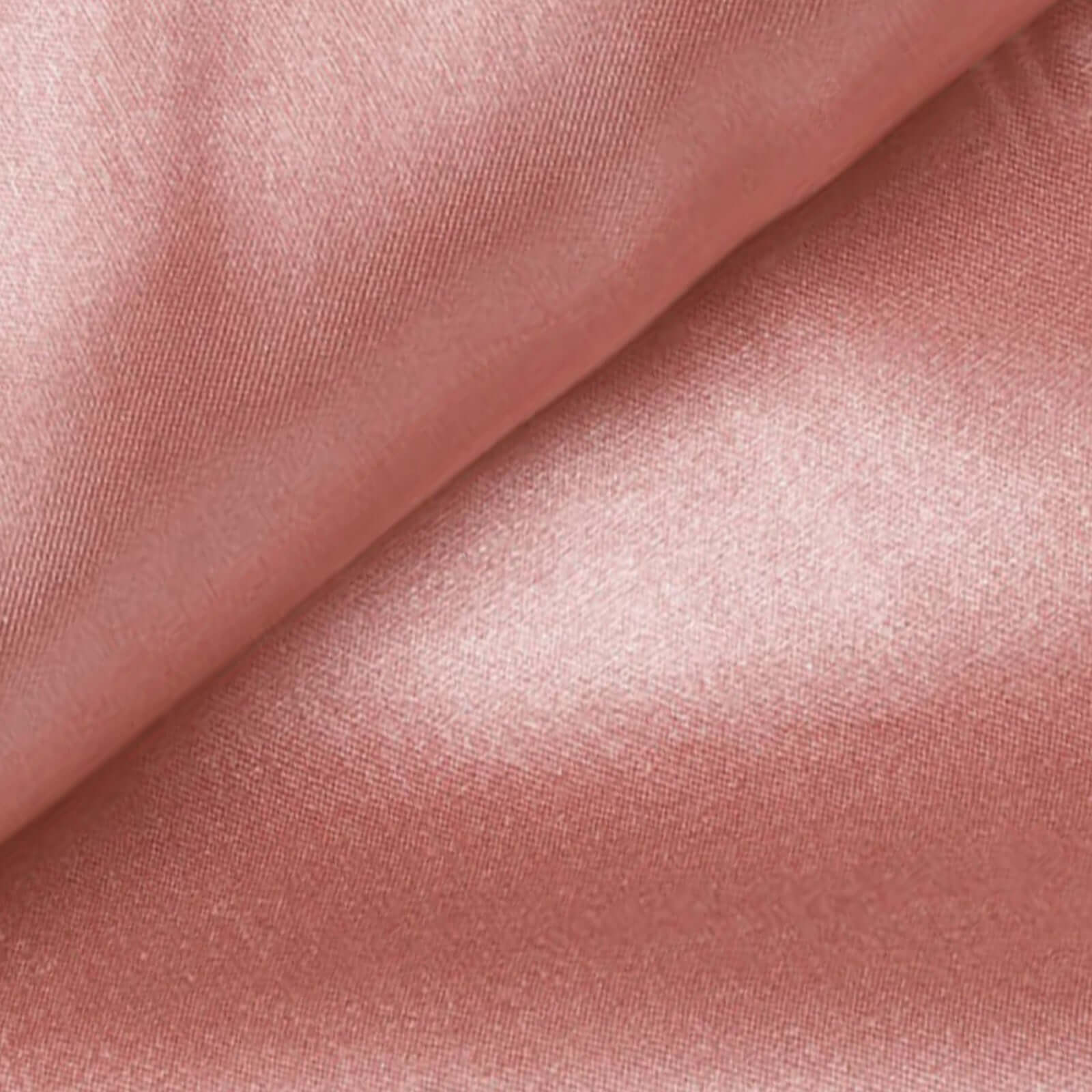 10 Yards 54" Dusty Rose Satin Fabric Bolt - Linen Luxes