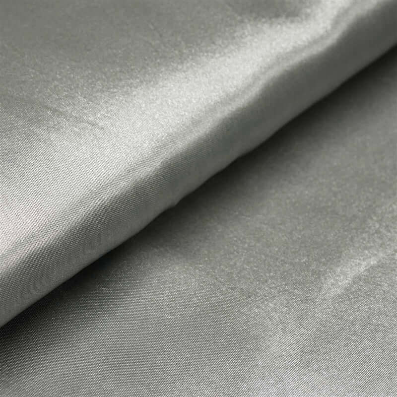 10 Yards 54" Silver Satin Fabric Bolt - Linen Luxes