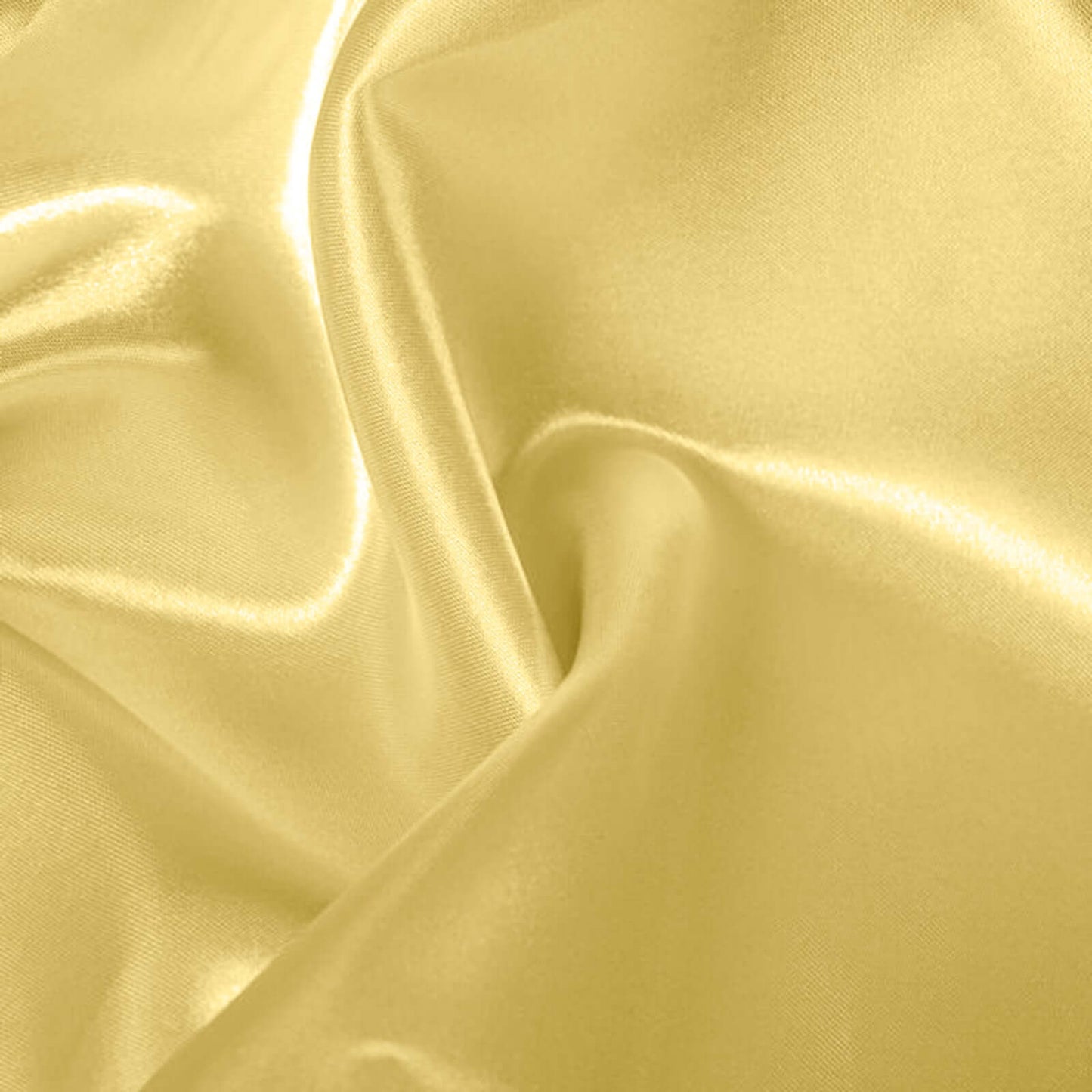 10 Yards 54" Yellow Satin Fabric Bolt - Linen Luxes