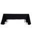 100% Cotton 60"x126" Rectangle Tablecloth Black Linen - Sophisticated, Soft & Breathable Table Cover - Linen Luxes